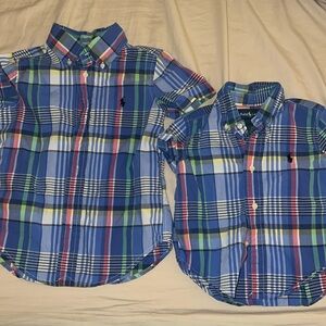 Ralph Lauren matching boys’ shirts